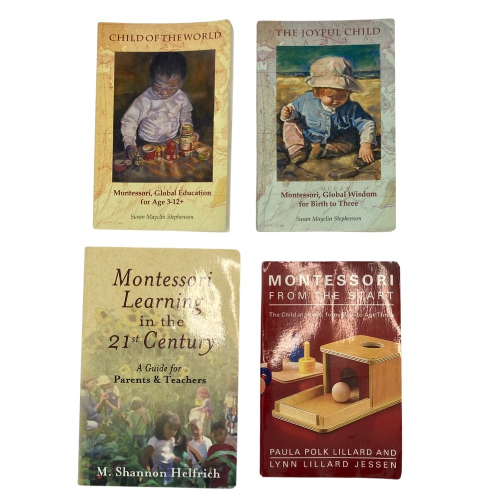 Montessori Books for Teachers or Parents, Educational Parenting, Bundle LOT OF 4